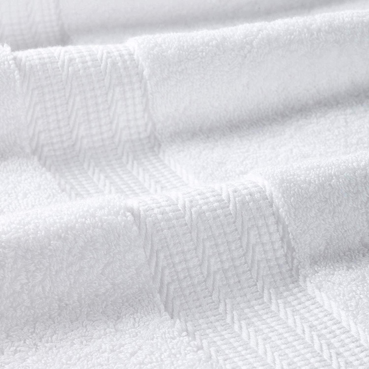 Luxury Spa Towels 6 Piece Towels Set (White)