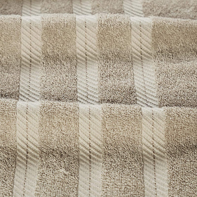 Classic Cotton Towels 2 Piece Set (Taupe)