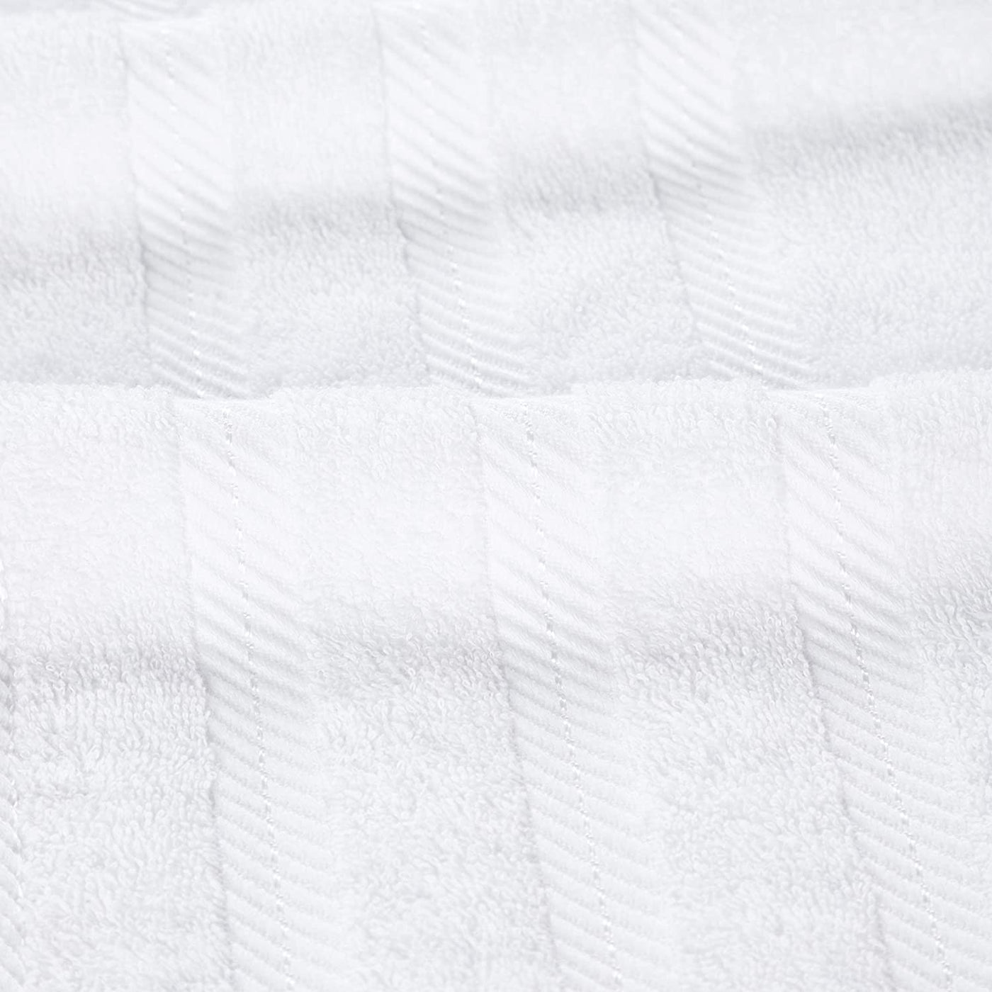 Classic Cotton Towels 2 Piece Set (White)