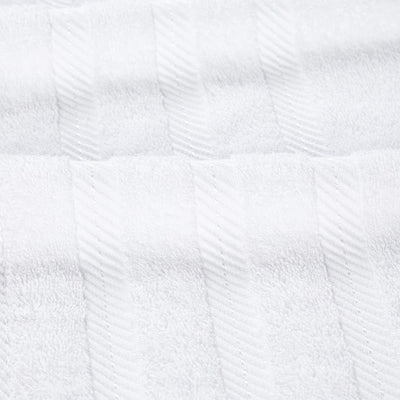 Classic Cotton Towels 2 Piece Set (White)