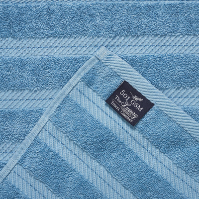 Classic Cotton Towels 2 Piece Set (Blue)