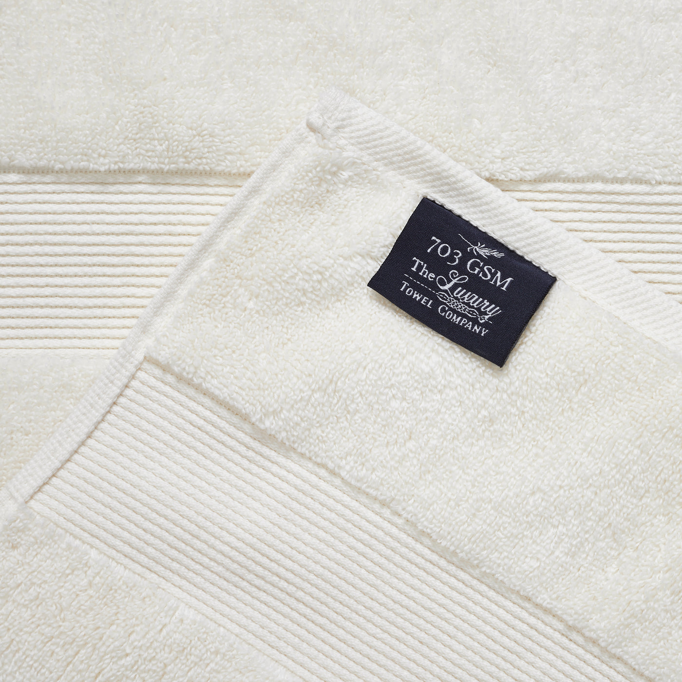 Soft Hotel Towels 6 Piece Set (Ivory)