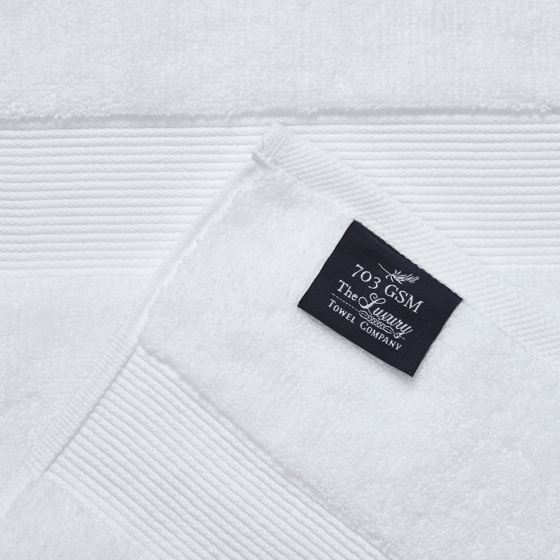 Pegasus Textiles Oasis Luxury Hotel & Spa Quality White Towels - 600gs