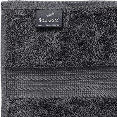 Luxury Spa Towels 6 Piece Towels Set (Charcoal)