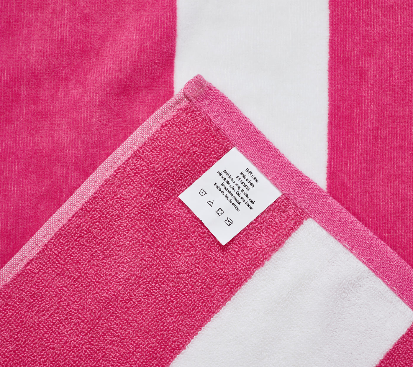 Cabana Stripe Phi Phi Pink Beach Towel - 2 sizes
