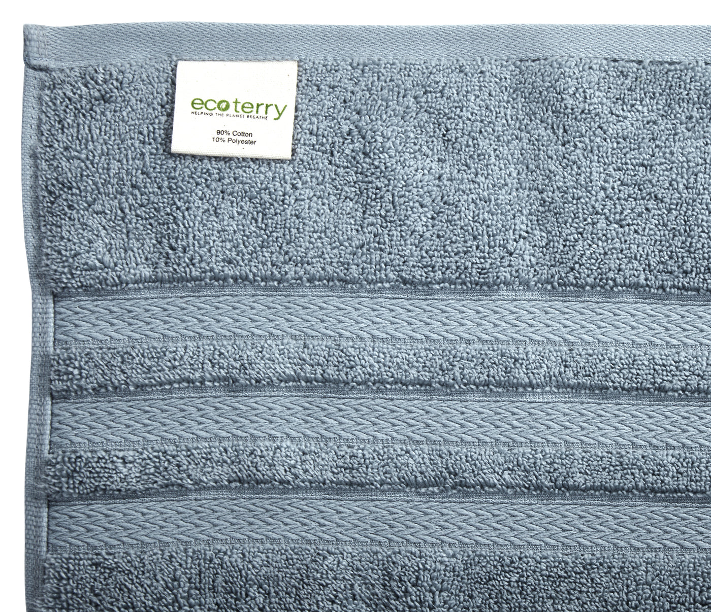 Ecoterry Sustainable 6 Piece Bath Towels Set (Dusty Blue)