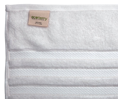 Ecoterry Sustainable 6 Piece Bath Towels Set (White)
